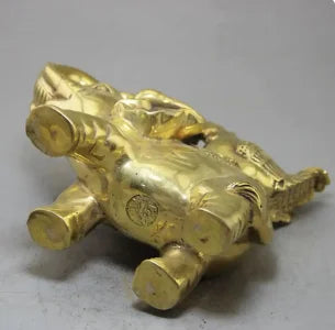 Copper Statue Factory direct selling antique miscellaneous antique pure copper auspicious furnishings living room home furnishi