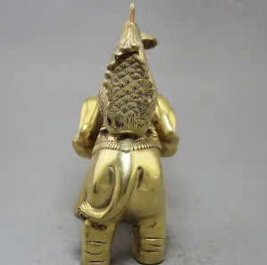 Copper Statue Factory direct selling antique miscellaneous antique pure copper auspicious furnishings living room home furnishi