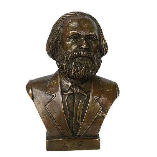Copper Statue Great Communist Marx Bust Bronze Statue