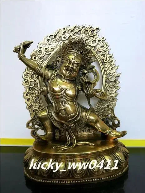 Copper Statue Pure copper, Vajrapani, Vajra Bodhisattva, Buddha statue, Tibetan Buddhism figure, Vajra-dhara