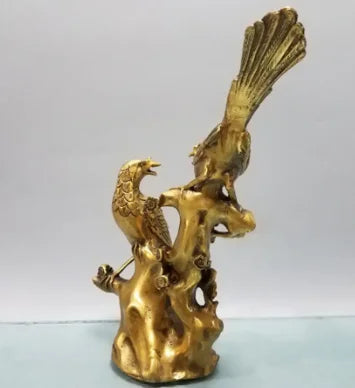 Copper Statue Pure copper magpie happy plum home double wedding decorations