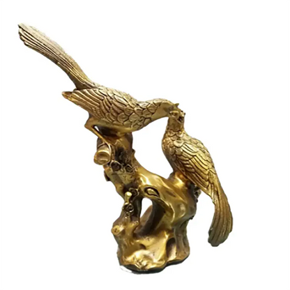 Copper Statue Pure copper magpie happy plum home double wedding decorations