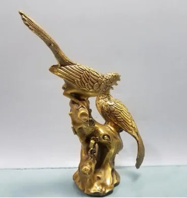 Copper Statue Pure copper magpie happy plum home double wedding decorations
