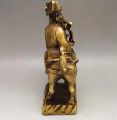 Copper Statue Pure copper makes money at once, ornament makes money at once, God of wealth household office