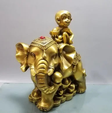 Copper Statue Pure copper sealing, worshipping, furnishing, home decoration, office Fengshui crafts