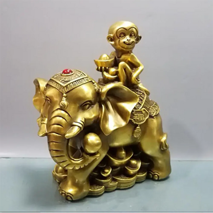 Copper Statue Pure copper sealing, worshipping, furnishing, home decoration, office Fengshui crafts