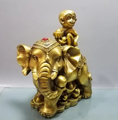 Copper Statue Pure copper sealing, worshipping, furnishing, home decoration, office Fengshui crafts