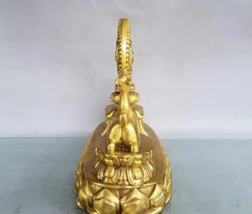 Copper Statue pure copper, Shuangyang, Chengxiang, living room, home furnishings, handicrafts, brass, creative, yangfen