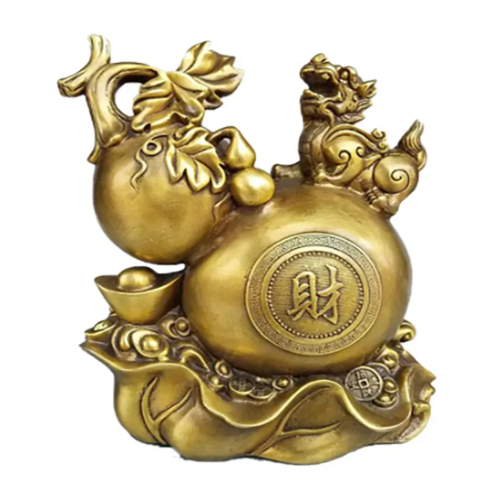 Copper Statue pure copper zuihu decoration brass zuihu decoration zuihu crafts living room decoration