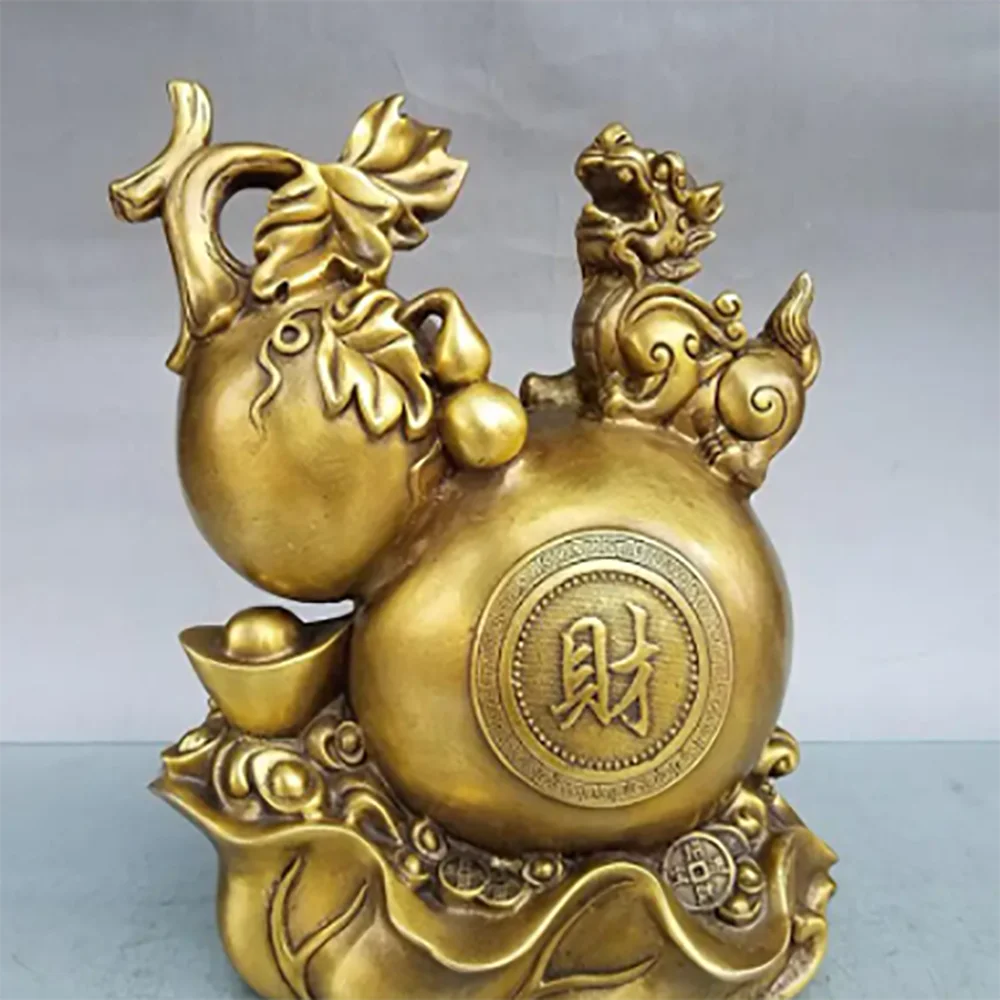 Copper Statue pure copper zuihu decoration brass zuihu decoration zuihu crafts living room decoration