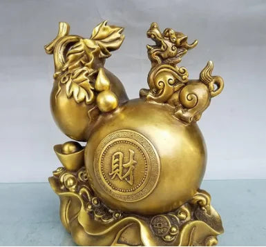 Copper Statue pure copper zuihu decoration brass zuihu decoration zuihu crafts living room decoration