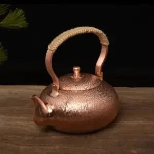 Copper kettles family retro copper kettles handmade pure copper teapot copper kettles extra-thick open fire kettles