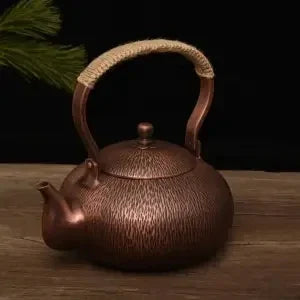 Copper kettles family retro copper kettles handmade pure copper teapot copper kettles extra-thick open fire kettles
