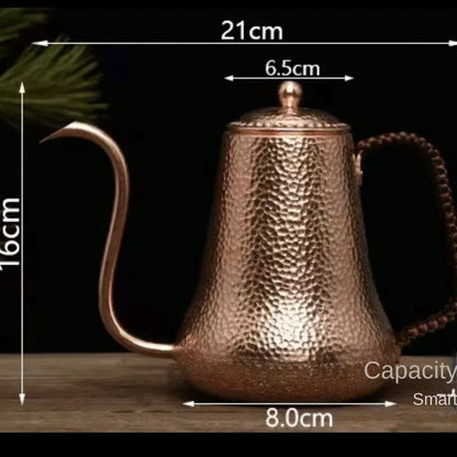 Copper pot pure hand-made copper pot, boiling teapot, copper pot copper pot home copper kettle boiling water, coffee pot