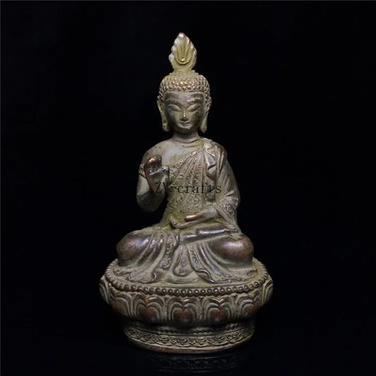 Copper statue Buddha Chinese Bronze Auspicious Home Decoration Exorcism Feng Shui Gift