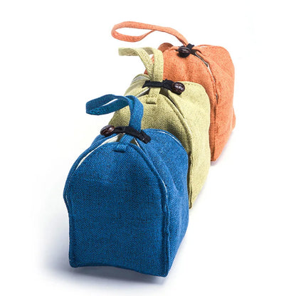 Cotton Linen Bag Kung Fu Tea Set Tea Ceremony Buggy Bag Quick Cup Drawstring Bag Portable Travel Cloth Bag Travel Tea Set Bag