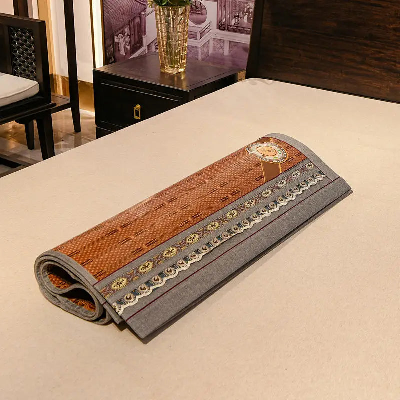 Counter genuine bamboo mat folding cool feeling bed mat for summer double faces Ice silk cool multi-size sleeping