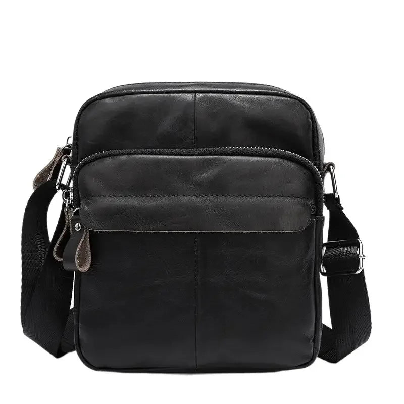 Cow Business Men's Shoulder Genuine Leather Crossbody Fashion Sports Male Messenger Bag