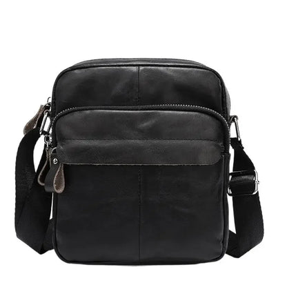 Cow Business Men's Shoulder Genuine Leather Crossbody Fashion Sports Male Messenger Bag