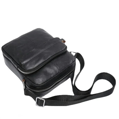 Cow Business Men's Shoulder Genuine Leather Crossbody Fashion Sports Male Messenger Bag
