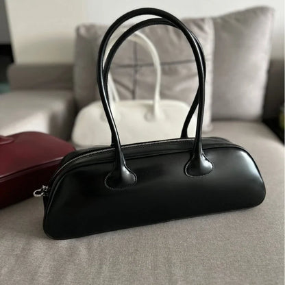 Cow Leather Shoulder Bags for Women Korean Fashion All-match Solid Armpit Bag Female Handbag Luxury Commuter Simple Bolsos Mujer
