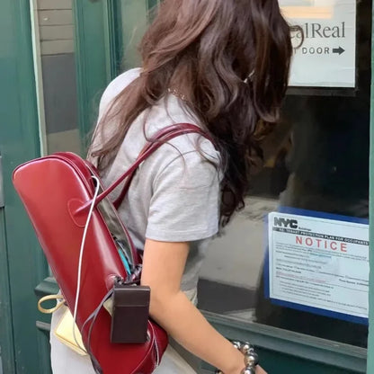 Cow Leather Shoulder Bags for Women Korean Fashion All-match Solid Armpit Bag Female Handbag Luxury Commuter Simple Bolsos Mujer