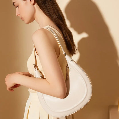 Cowhide Armpit Bag 2024 New Style Genuine Leather Shoulder Bag Handbag Bag for Women Luxury Bags Designer
