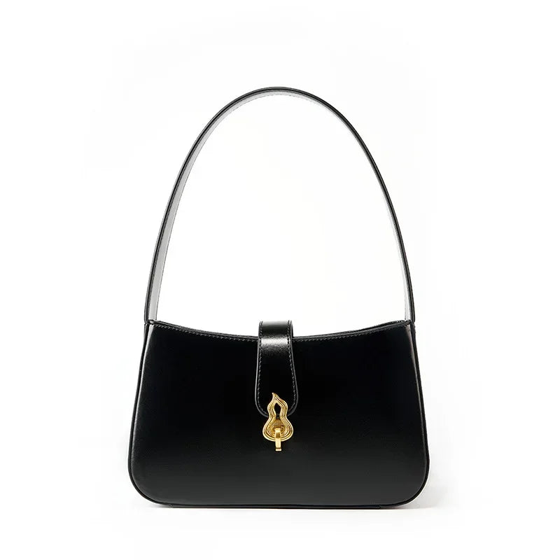 Cowhide Armpit Bag 2024 New Style Genuine Leather Shoulder Bag Luxury Handbags  Luxury Bags  Designer Bag