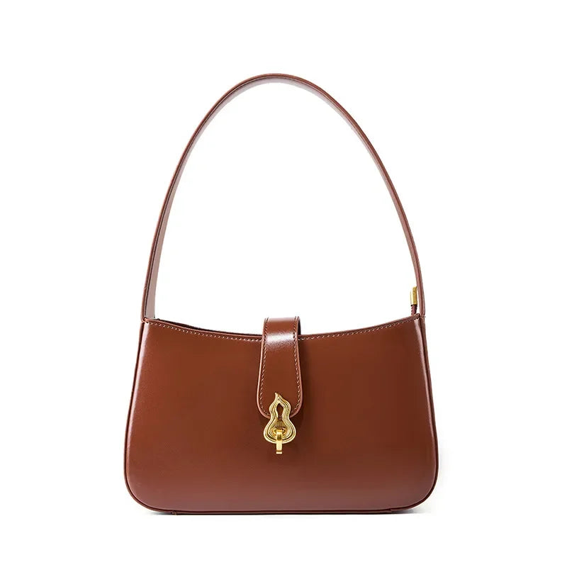 Cowhide Armpit Bag 2024 New Style Genuine Leather Shoulder Bag Luxury Handbags  Luxury Bags  Designer Bag