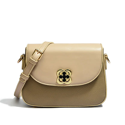 Cowhide Bag 2023 New Genuine Leather Soft Leather Zero Wallet Fashion Versatile Messenger Crossbody Bags For Women Square Bag