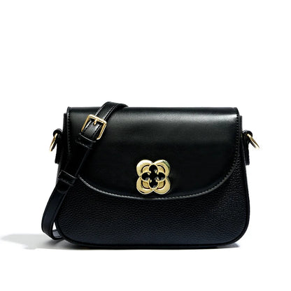 Cowhide Bag 2023 New Genuine Leather Soft Leather Zero Wallet Fashion Versatile Messenger Crossbody Bags For Women Square Bag