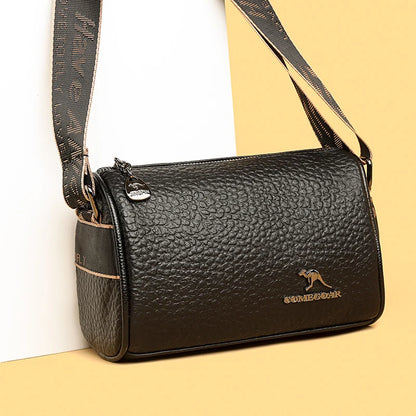 Cowhide Bag 2023 Spring And Summer New Women's Bag Leather Soft Leather Zero Wallet Fashion Versatile Messenger Bag