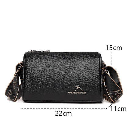 Cowhide Bag 2023 Spring And Summer New Women's Bag Leather Soft Leather Zero Wallet Fashion Versatile Messenger Bag