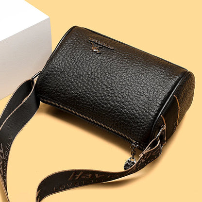 Cowhide Bag 2023 Spring And Summer New Women's Bag Leather Soft Leather Zero Wallet Fashion Versatile Messenger Bag
