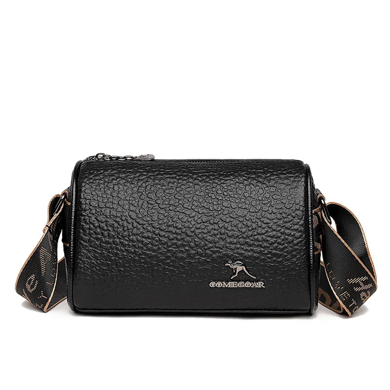 Cowhide Bag 2023 Spring And Summer New Women's Bag Leather Soft Leather Zero Wallet Fashion Versatile Messenger Bag