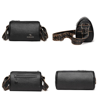Cowhide Bag 2023 Spring And Summer New Women's Bag Leather Soft Leather Zero Wallet Fashion Versatile Messenger Bag