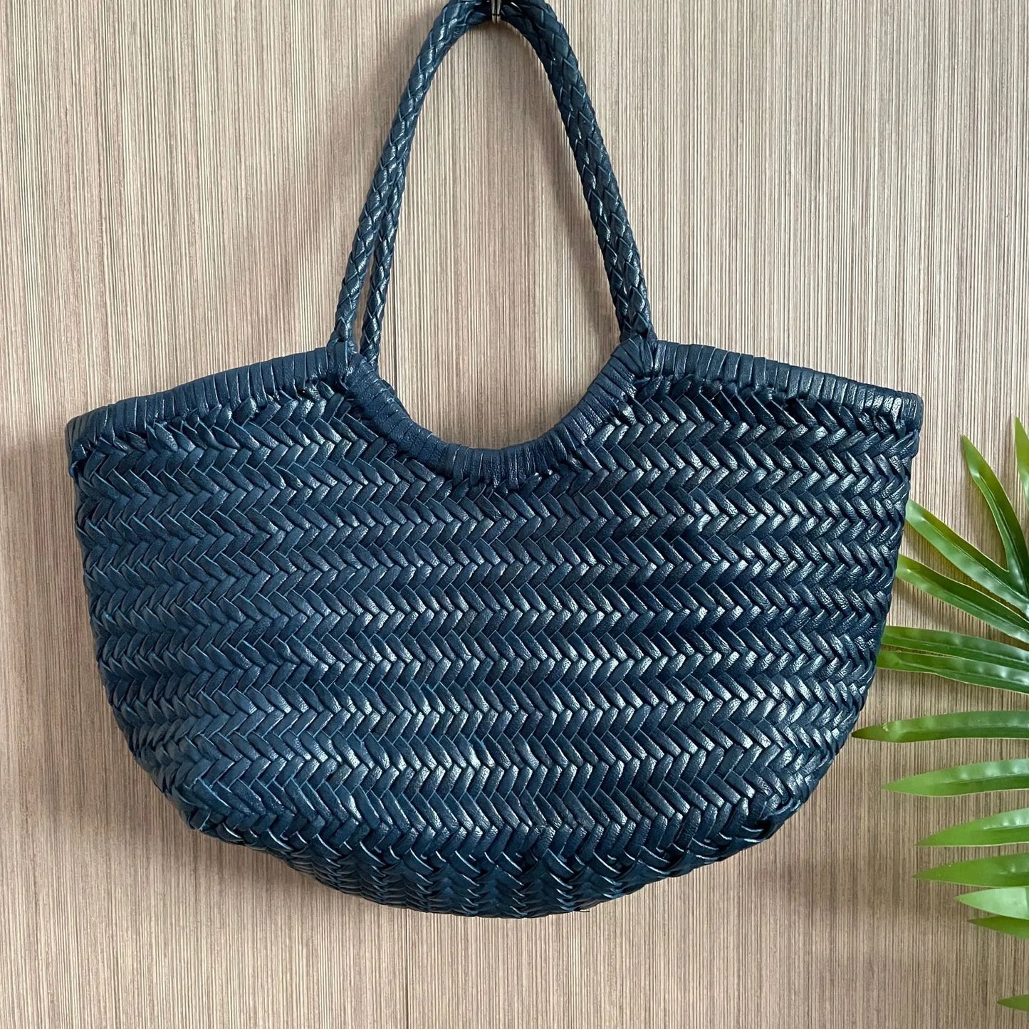 Cowhide Weave Handbags Fashion Hand Made Ladies Vegetable Basket Bag Casual Tote Simple Shopping Bags Female Bolsos Mujer