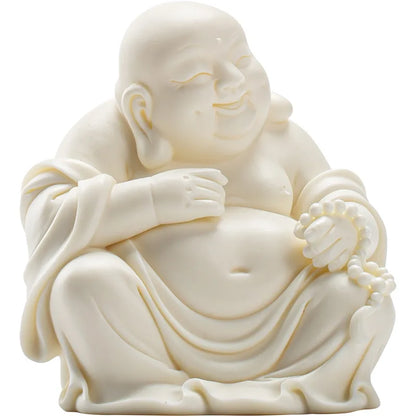 Creative Ceramic Lucky Maitreya Buddha Statue Ornament Chinese style home living room porch decoration laughing Buddha statue