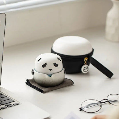 Creative Cute Panda Teaware Outdoor Camping Portable Travel Kung Fu Tea Brewing Tea Tools Single Tea Cup Teapot Sets Gifts