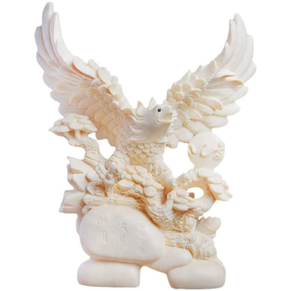 Creative Eagle Resin Sculpture Statue Eagle Spread Wings Ornament Domineering Home Living Room Office Statue