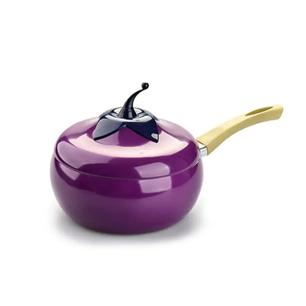 Creative Fruit Shape Cooking Pot Aluminum Non-Stick Soup Pot Frying Pan Kitchen Cookware Set Kitchenware Saucepan
