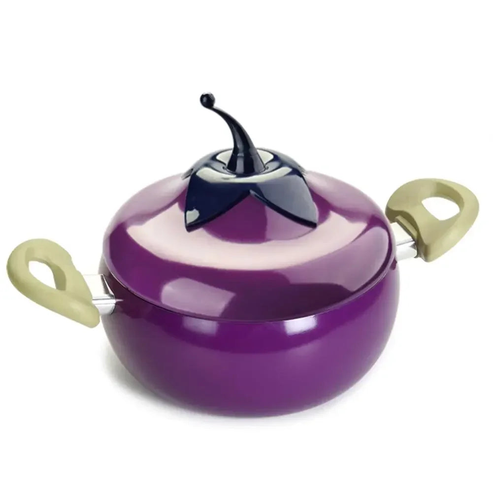 Creative Fruit Shape Cooking Pot Aluminum Non-Stick Soup Pot Frying Pan Kitchen Cookware Set Kitchenware Saucepan