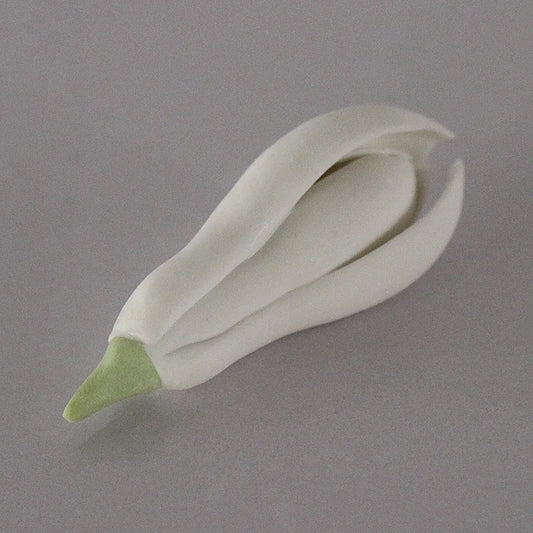 Creative Handmade Magnolia Flower Tea Pet Ornaments, Ceramics Can Be Raised Tea Ceremony, Tea Tray Decorations, 2Pcs per Pack
