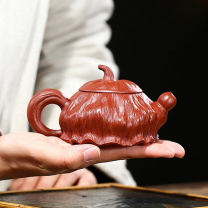 Creative Handmade Yixing Purple Clay Teapot  Dahongpao Filter Beauty Tea Pot Chinese Zisha Tea Set Drinkware 180ml