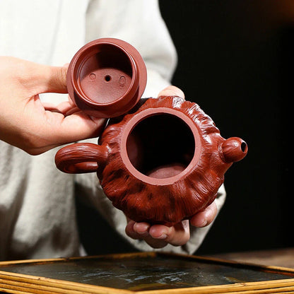 Creative Handmade Yixing Purple Clay Teapot  Dahongpao Filter Beauty Tea Pot Chinese Zisha Tea Set Drinkware 180ml