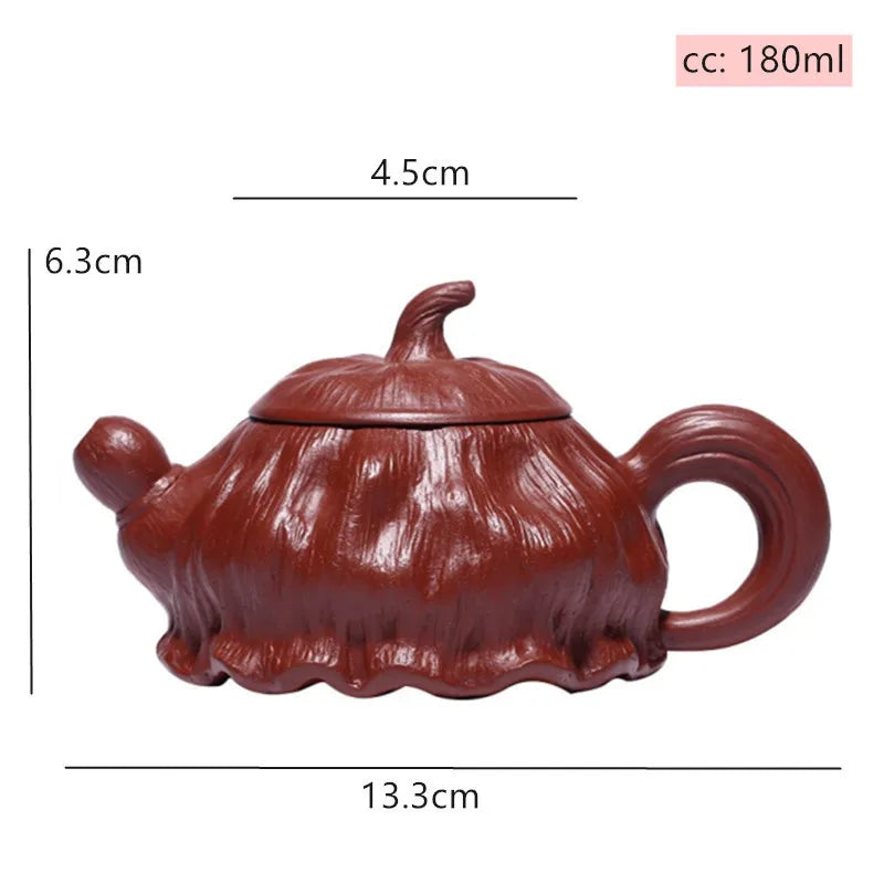 Creative Handmade Yixing Purple Clay Teapot  Dahongpao Filter Beauty Tea Pot Chinese Zisha Tea Set Drinkware 180ml
