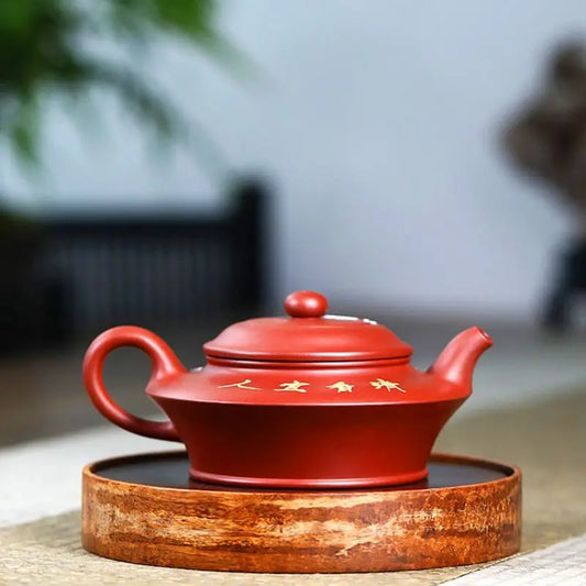 Creative Handmade Yixing Purple Clay Teapot Flower Authentic Dahongpao Filter Beauty Tea Pot Chinese Zisha Tea Set