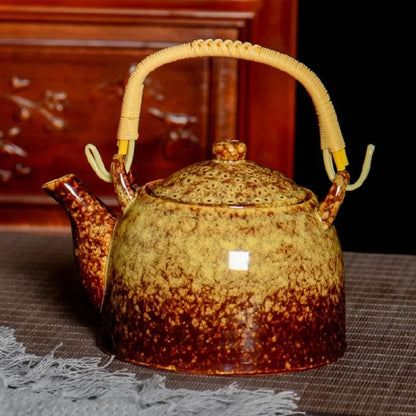 Creative Kiln Transformed Chinese TeapotPuer Tea Pot Set Heated Kettle Teaware Teapots Cup Mug Service