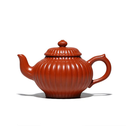 Creative Lotus Leaf Tea Maker Yixing Purple Clay Beauty Tea Pot Authentic Raw Ore Dahongpao Teapot Zisha Tea Set Supplies 255ml