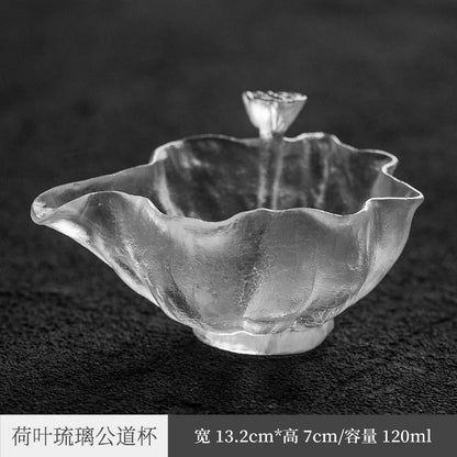 Creative Lotus Seedpod Pitcher Glass Frozen Glass Cup Dewaxing Fair Mug Japanese Tea Ceremony Tea Pot